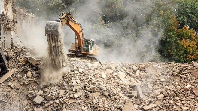 Bouwers kunnen geld verdienen door hergebruik van oud beton