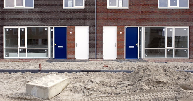 Veel minder nieuwe woningen opgeleverd vanaf 2021