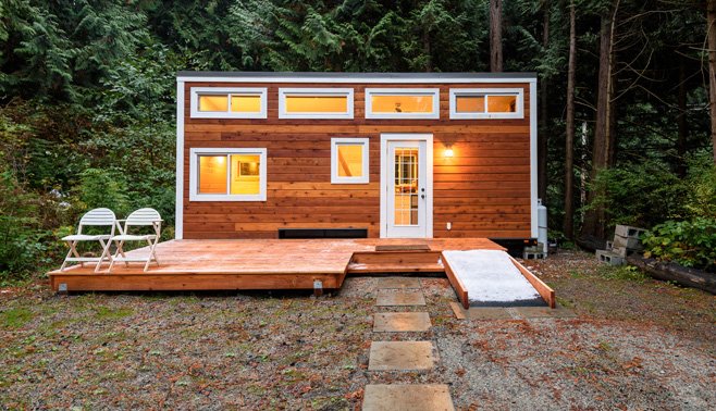 In de Brabantse Peel moeten tiny houses in het groen de boeren helpen