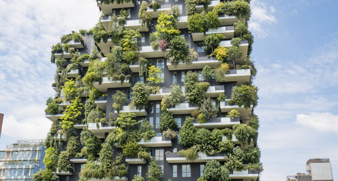De Trudo-toren in Eindhoven moet het boegbeeld worden van groen bouwen
