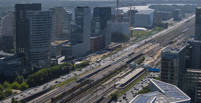 De Valley aan de Amsterdamse Zuidas moet nog veel groener worden